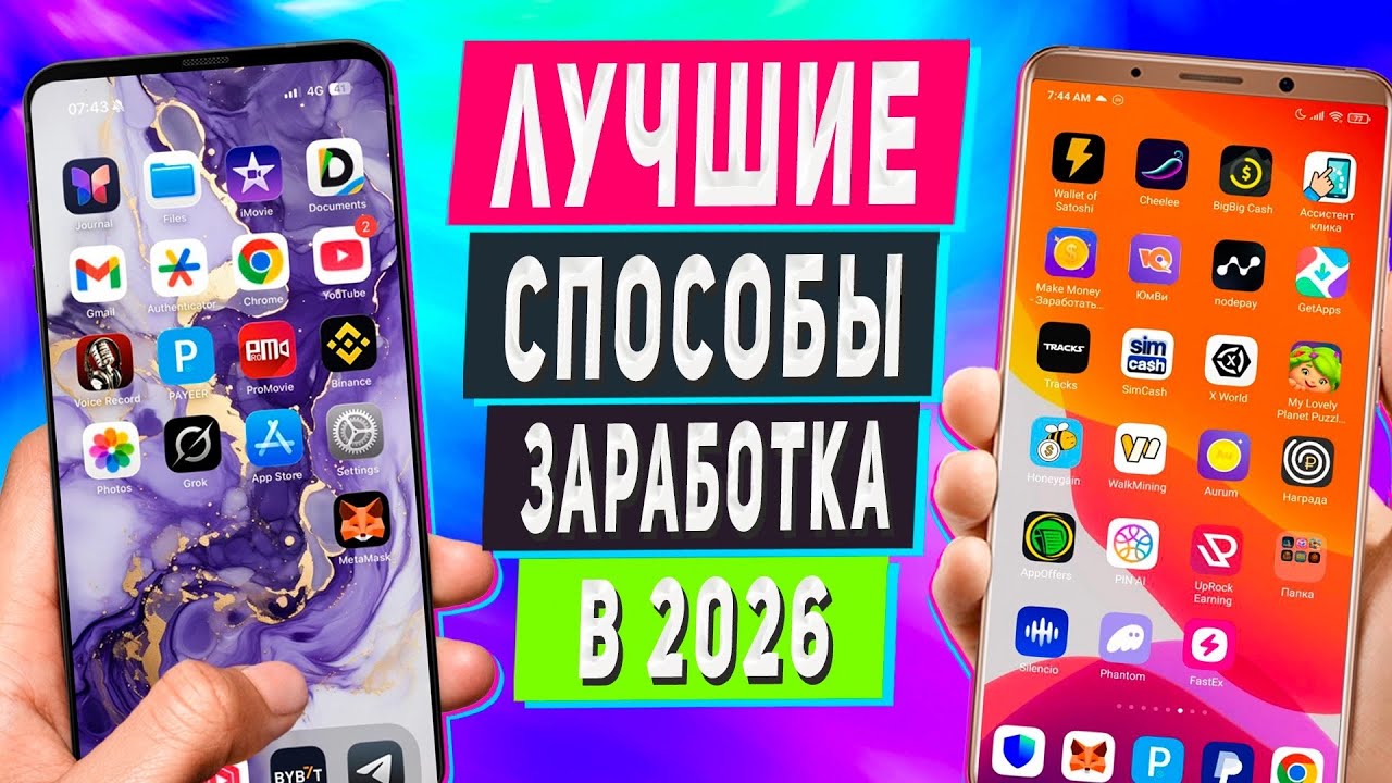 Как Заработать в Интернете в 2026 - Приложения, Игры, Аирдропы