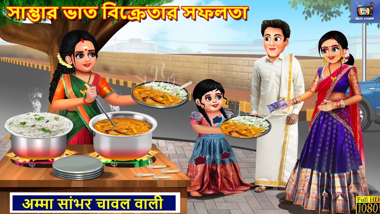 Saambhar bhat bikretar safalota | সাম্ভার ভাত বিক্রেতার সফলতা |Moral Stories | Bangla Story |Bengali