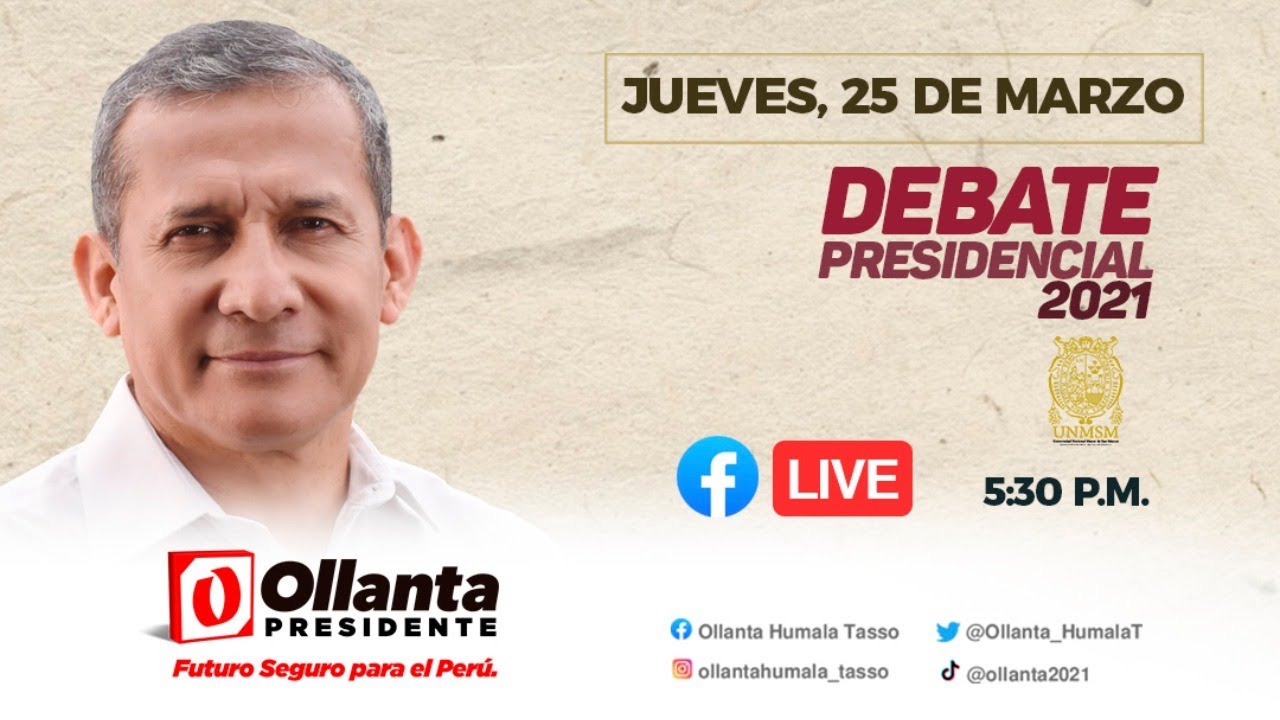 Debate Presidencial 2021 en la Universidad Nacional de San Marcos