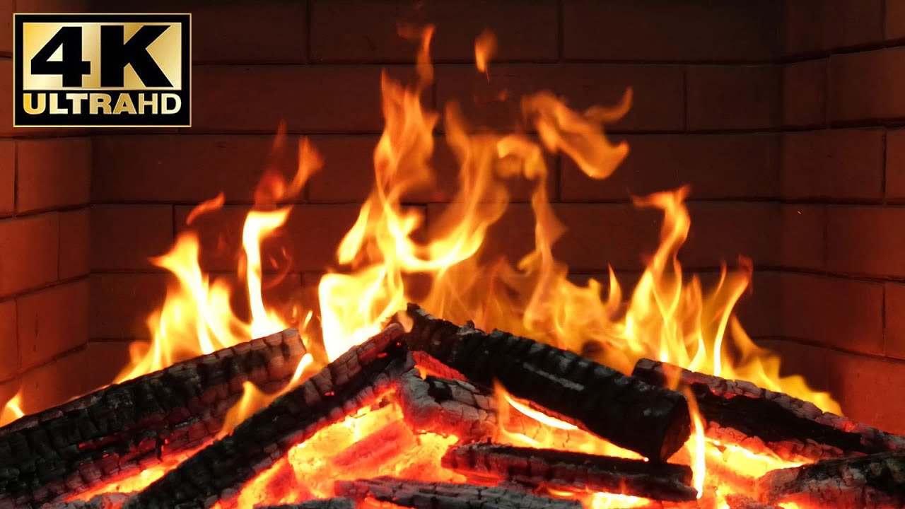 🔥 Fireplace Sounds for Bedtime. Forest Cabin Fireplace for Relaxation. Outdoor fireplace ambience