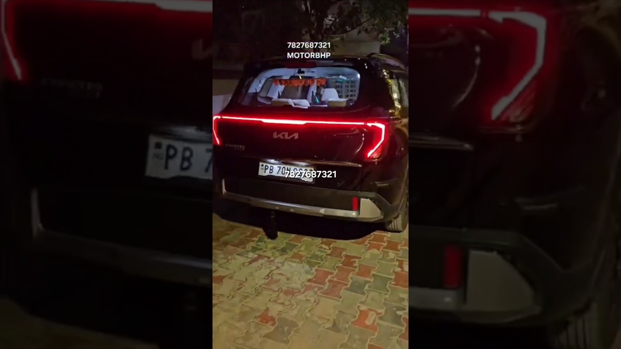 Kia Clavis Base to Top Modifications | Kia Clavis Connected Tail Light