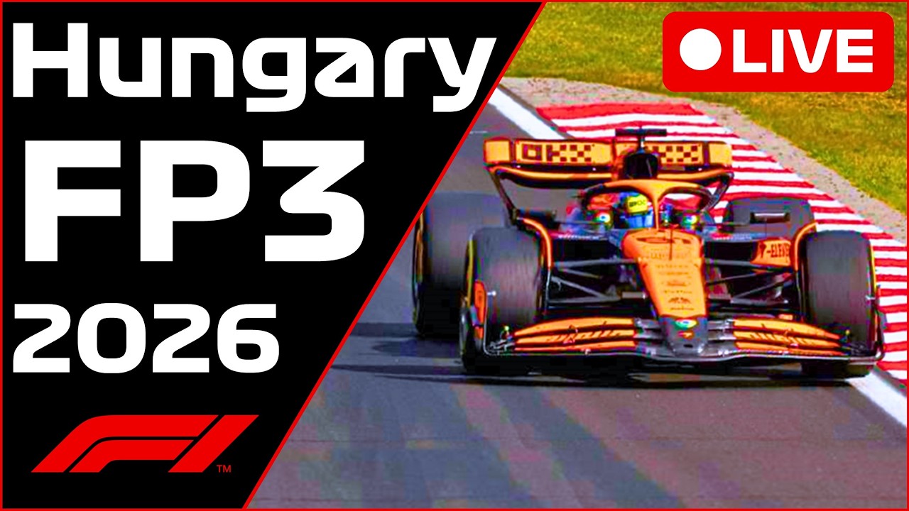 🔴F1 LIVE - HUNGARY FP3 - Commentary + Live Timing