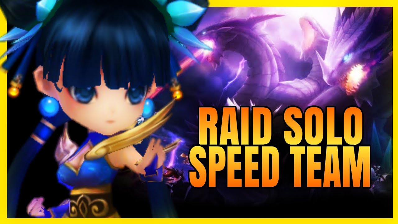 SOLO RAID - SPEED TEAM ! Summoners War