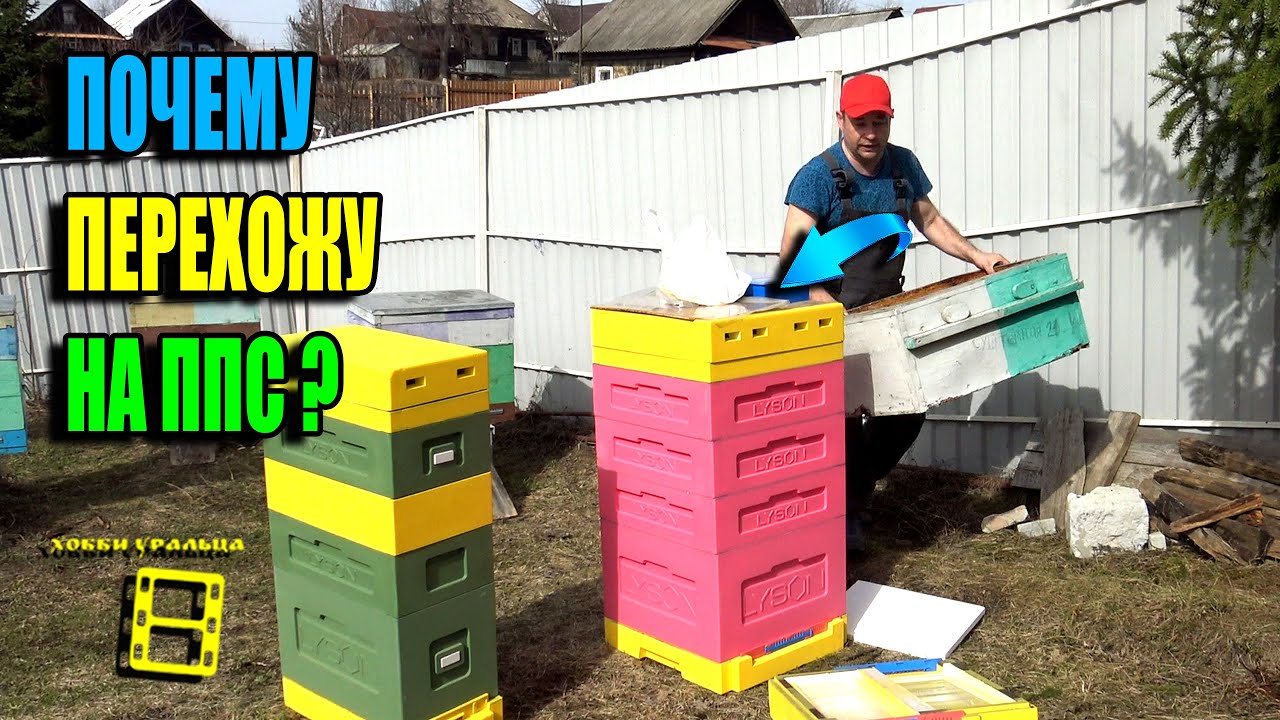 ПОЧЕМУ ПЕРЕХОЖУ НА БОЛЕЕ ЛЕГКИЕ УЛЬИ ППС? ДЛЯ НАЧИНАЮЩИХ ПЧЕЛОВОДОВ 24-10