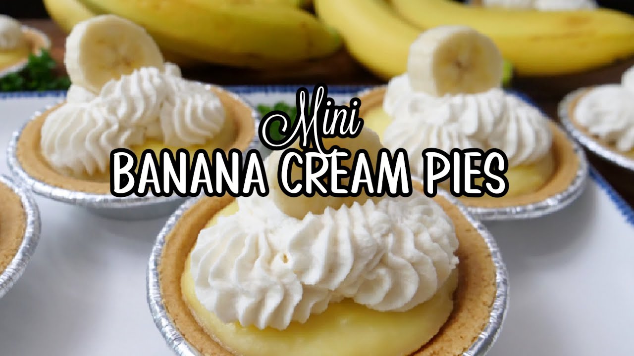 Mini Banana Cream Pies