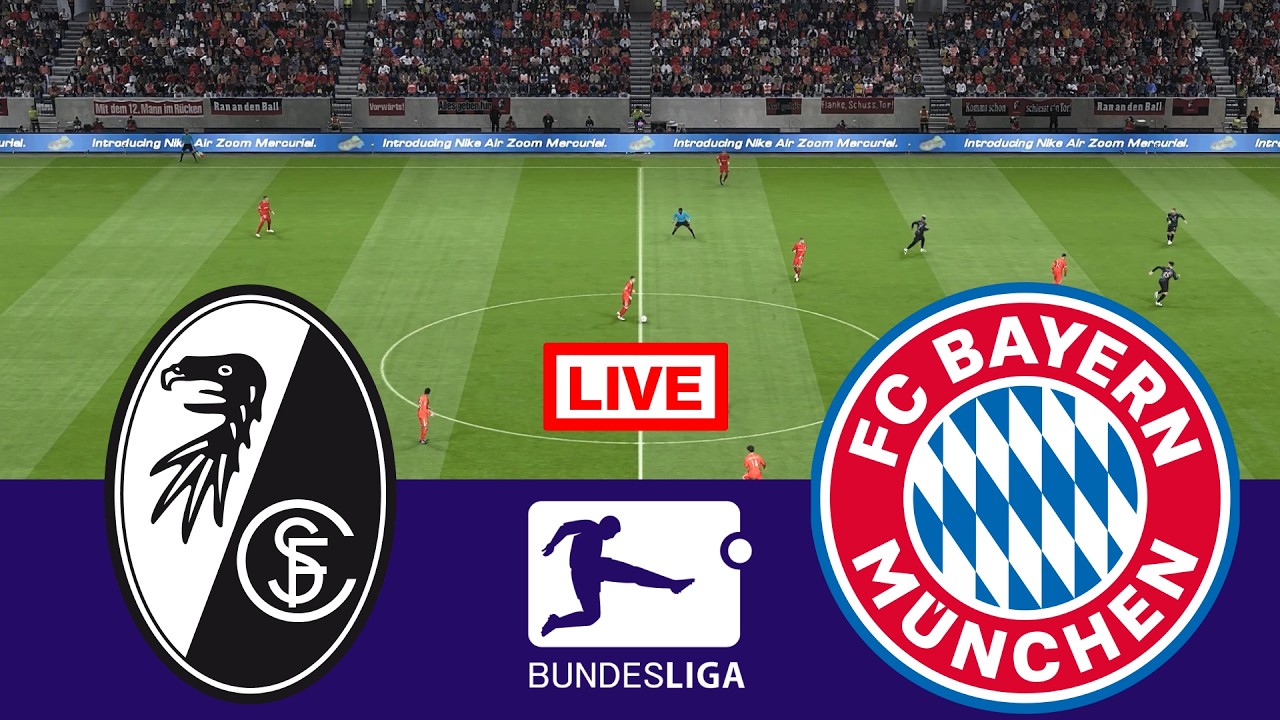 🔴 LIVE : Freiburg gegen Bayern M&uuml;nchen | Bundesliga 2025/26 | Vollst&auml;ndiges Spiel-Streaming