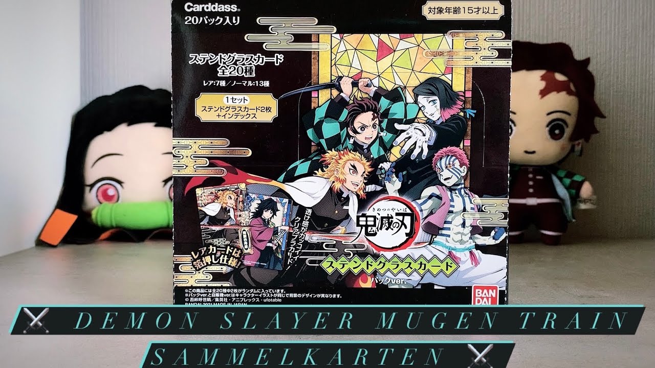 ⚔️ Demon Slayer Sammelkarten Opening / Unboxing zum Mugen Train Film ⚔️
