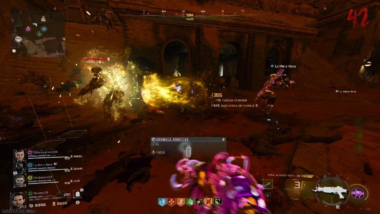Call of Duty modo zombies mars