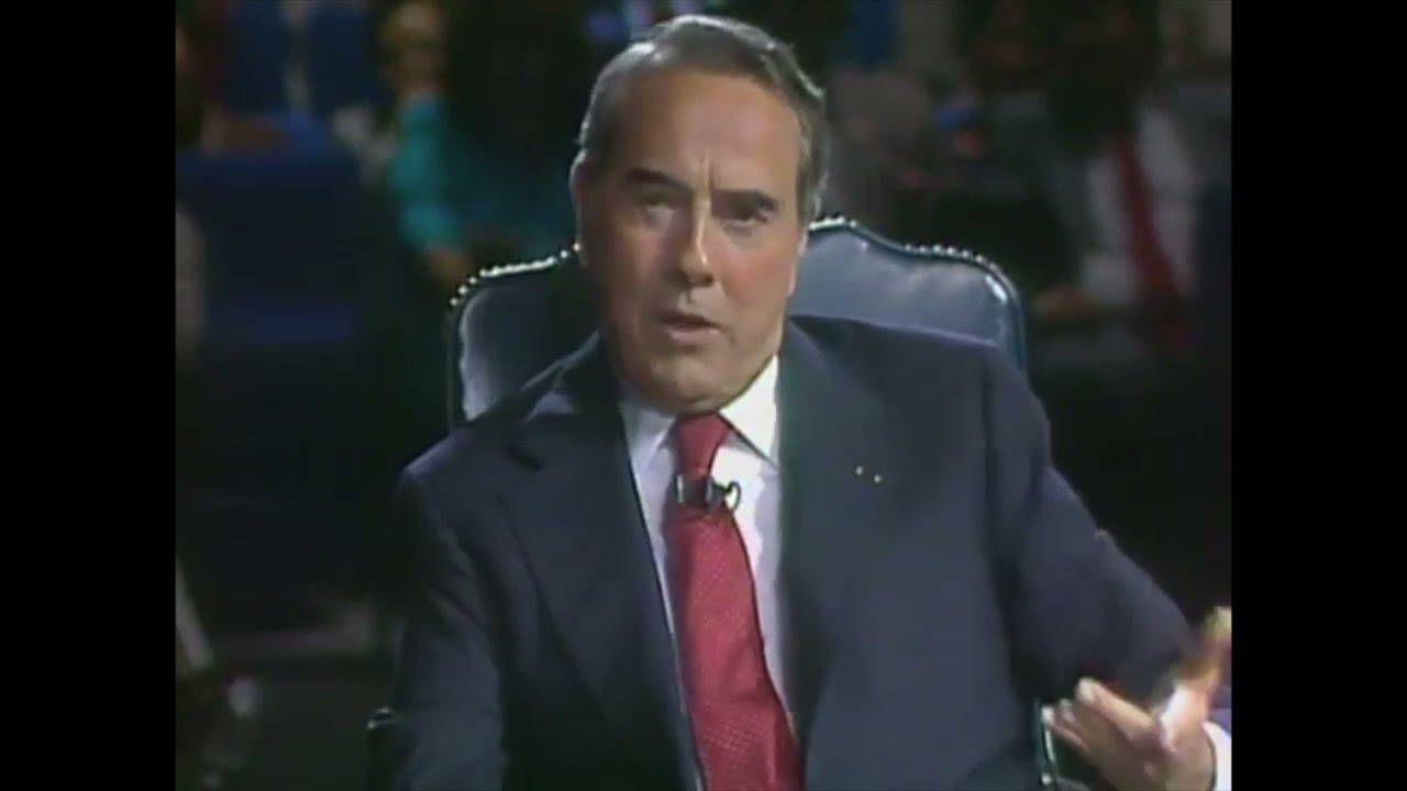 Bob Dole cracks jokes at 1988 Republican Primary Presidential Candidate Forum - October 27, 1987