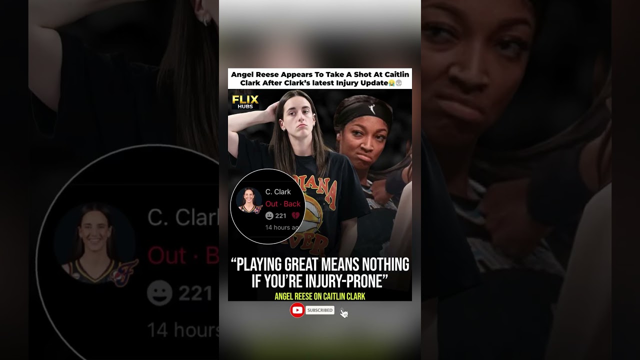 Angel Reese APPEARS To Take Shot at Caitlin Clark After Injury Update 😳💀#angel #shorts