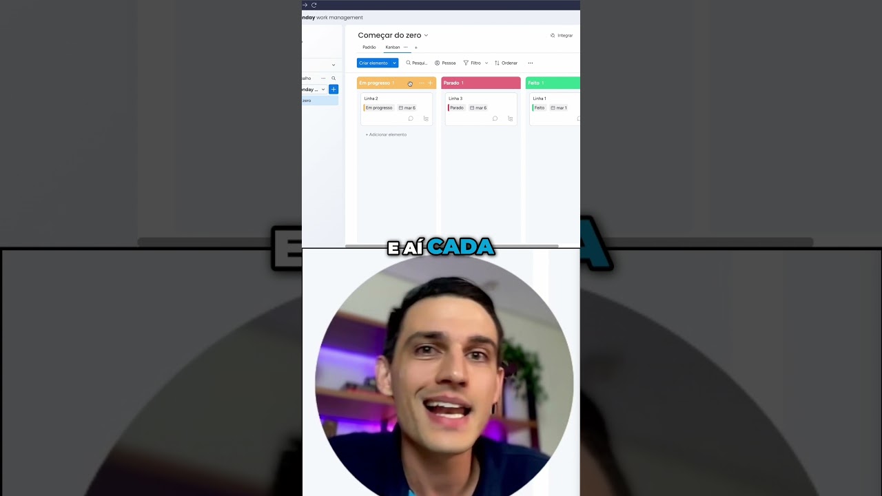 Visualiza&ccedil;&atilde;o de KANBAN na MONDAY! Descubra como acessar e como funciona