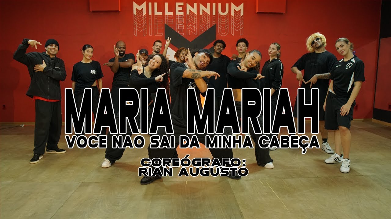 MARIA MARIAH VOCÊ NÃO SAI DA MINHA CABEÇA - MC Meno Dani | (coreografia)MILLENNIUM 🇧🇷