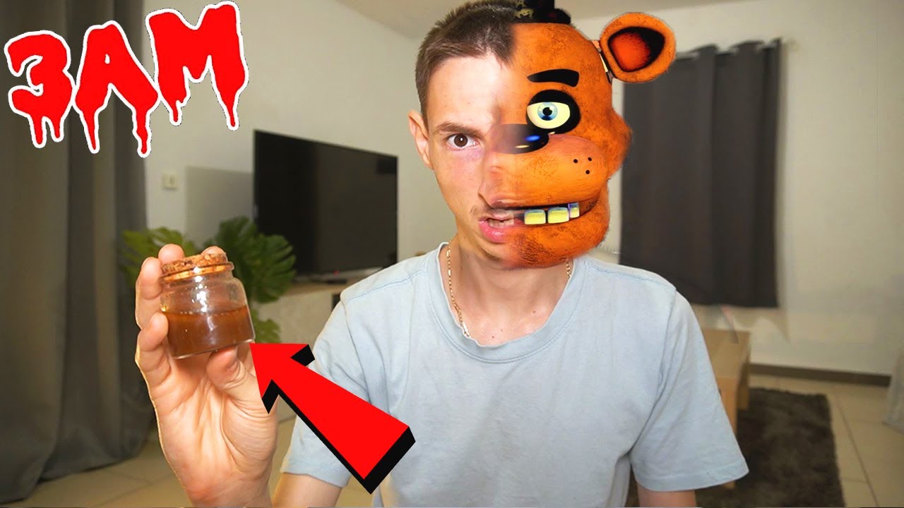 NE JAMAIS BOIRE LA POTION FREDDY FAZBEAR À 3H DU MATIN ! (il se transforme...)