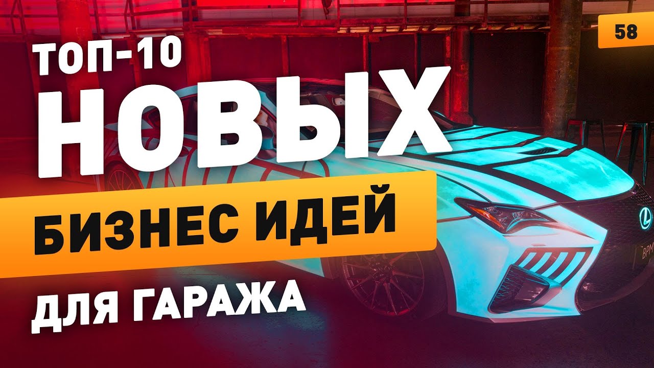🔥Топ-10 идей для бизнеса в гараже из США. Прибыльные бизнес идеи в гараже
