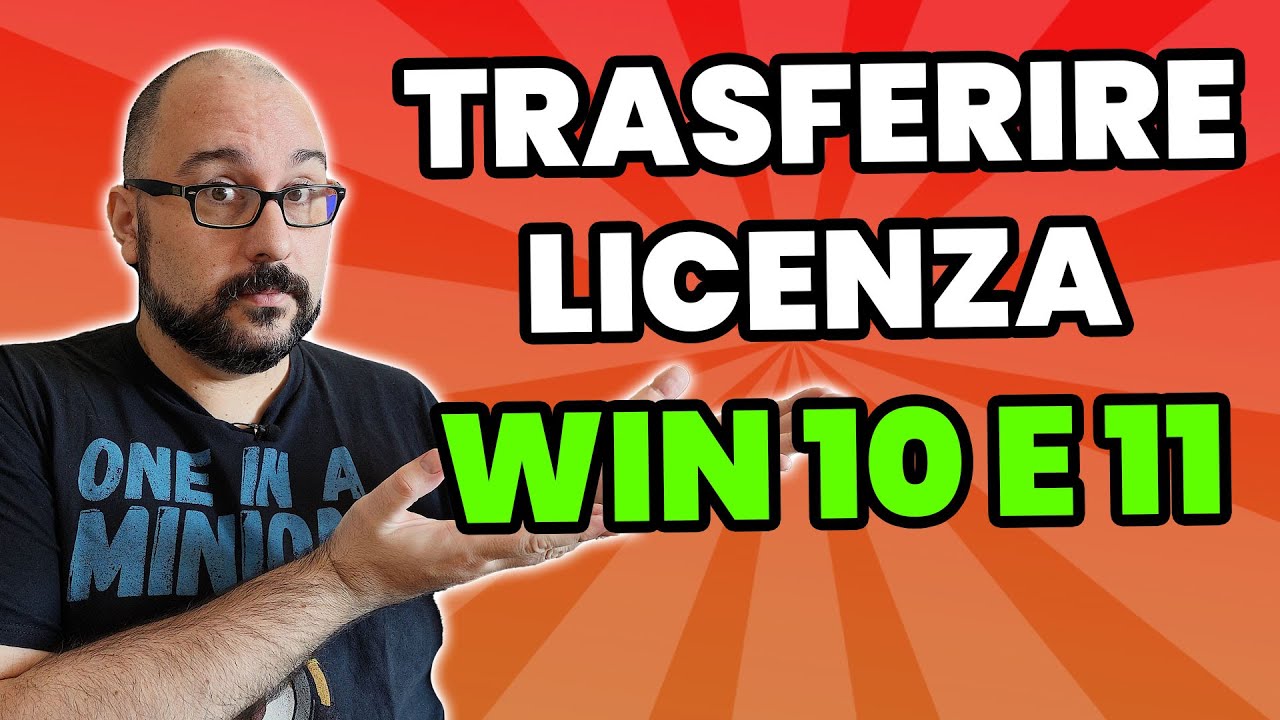 COME TRASFERIRE UNA LICENZA WINDOWS da UN PC ad un ALTRO