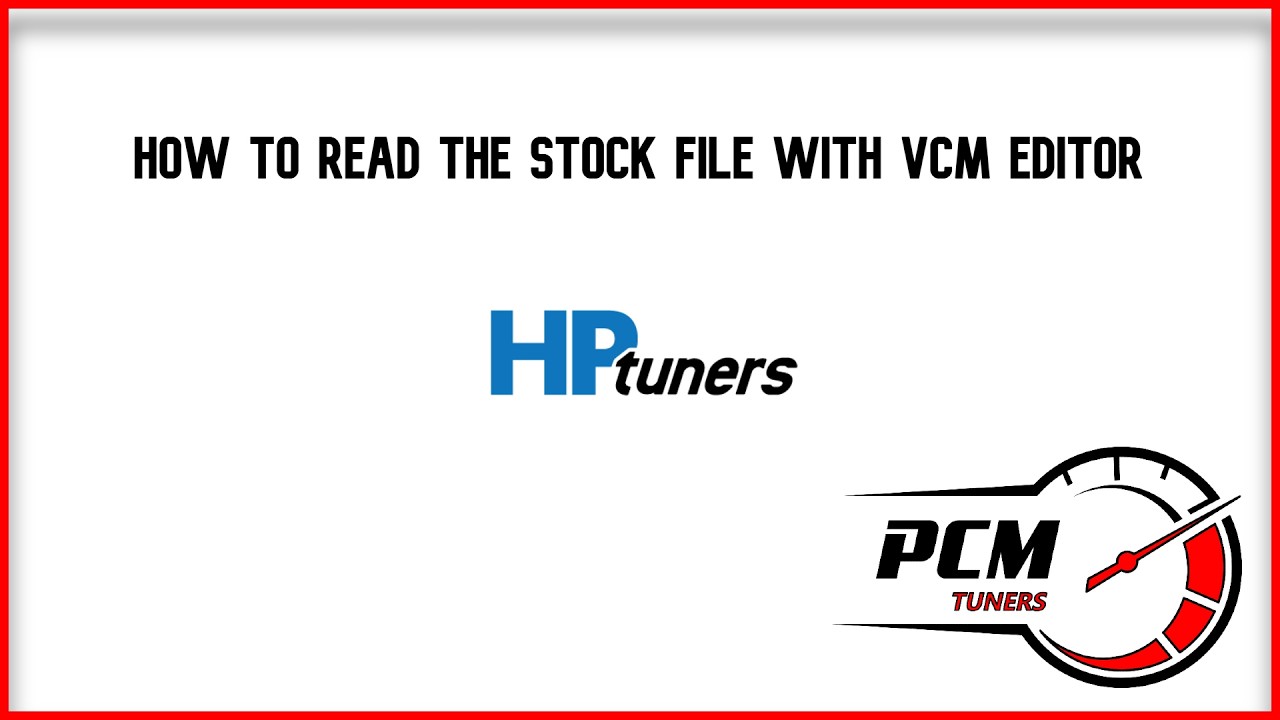HP Tuners First Read How To