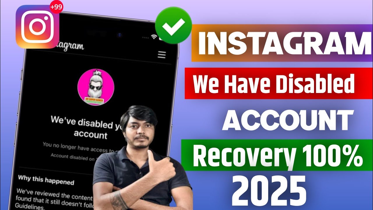 😥 Восстановление отключенного аккаунта Instagram 2025 | мы отключили ваш аккаунт Instagram | Inst...