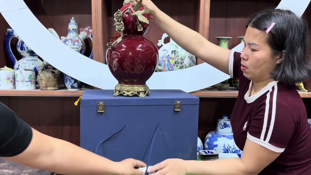 Clip 749(17/12) giao lưu đồ gốm sứ các loại giá rẻ -đồ xưa cũ minh thuỷ