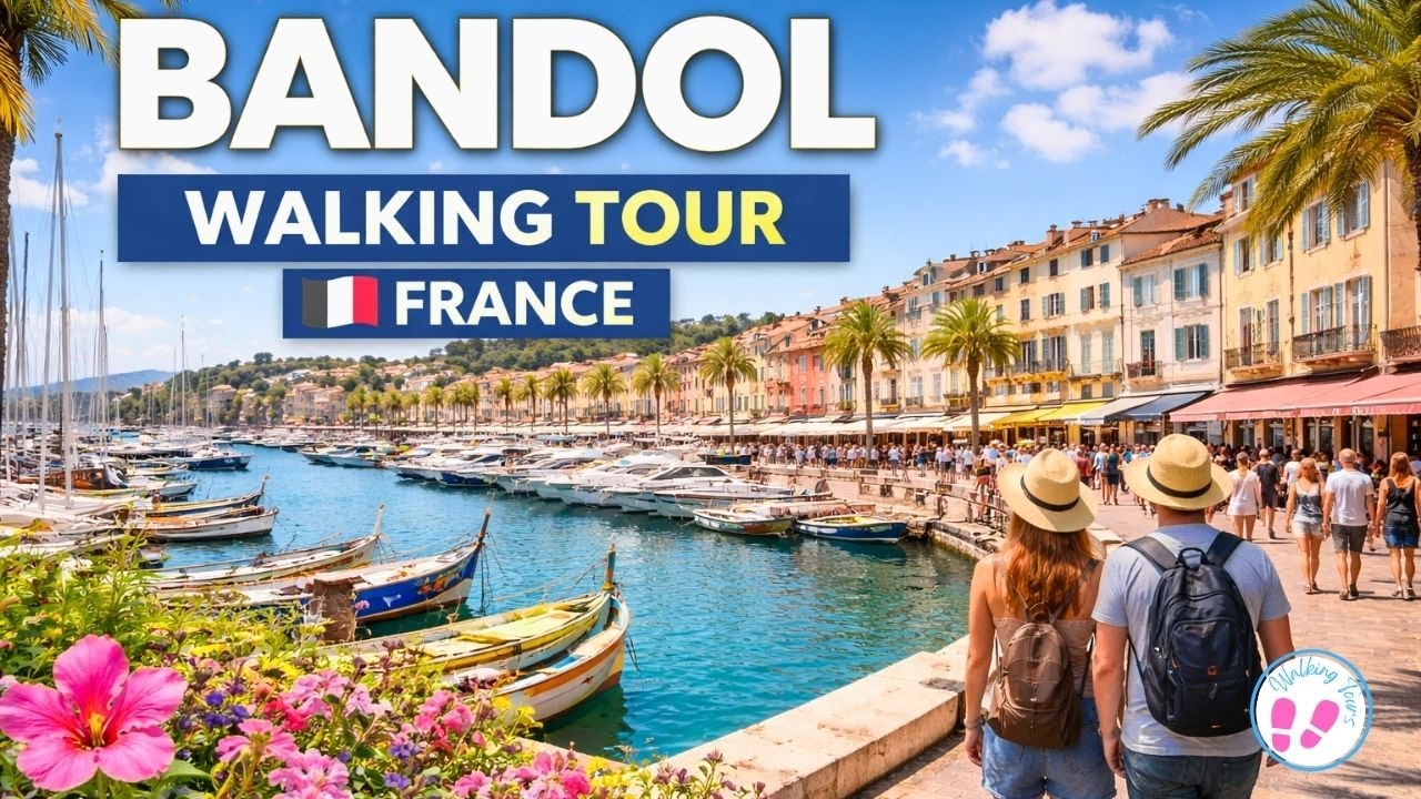 🇫🇷 BANDOL, FRANCE 🇫🇷 | Wholesome Travel Experience & Guide | 4K Walking Tour