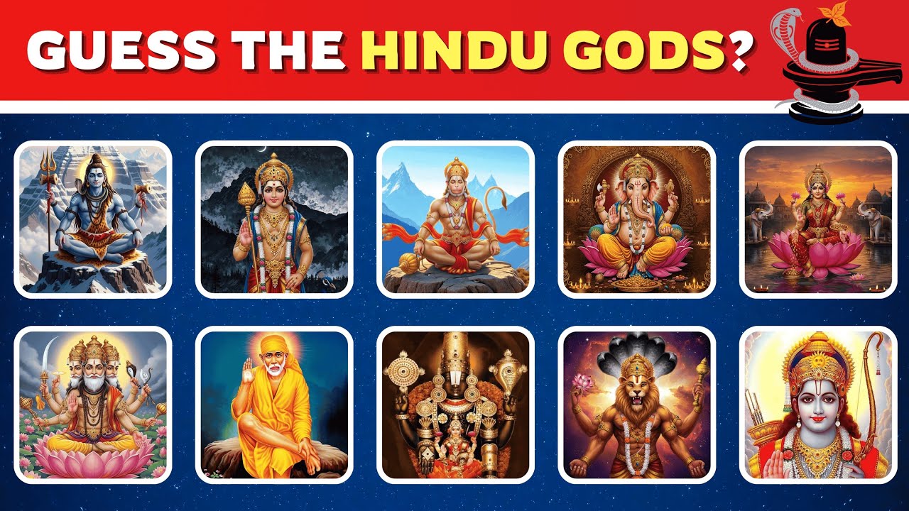 Guess the Hindu God in 5 Seconds | Hindu Mythology Quiz | Divine Quiz | Guess the God | Hindu God