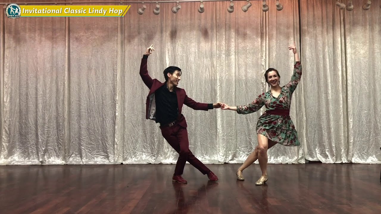 ILHC 2020 - Invitational Classic Lindy Hop - Irina Amzashvili & Anthony Chen (United States)