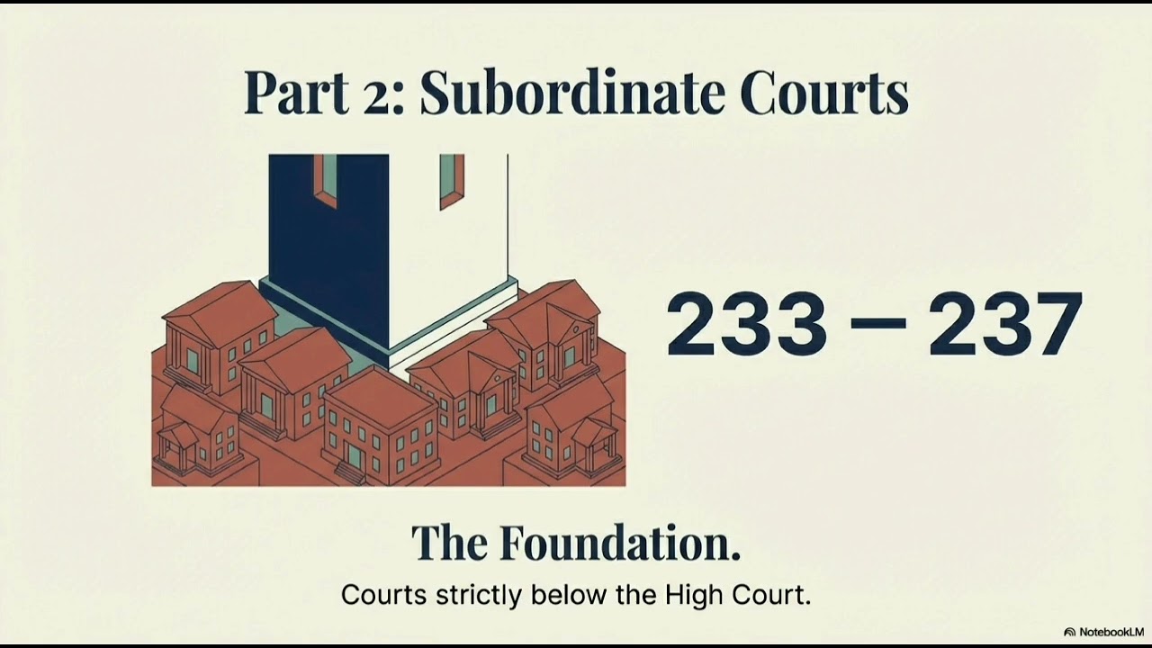 High court, subordinate court, judicial review