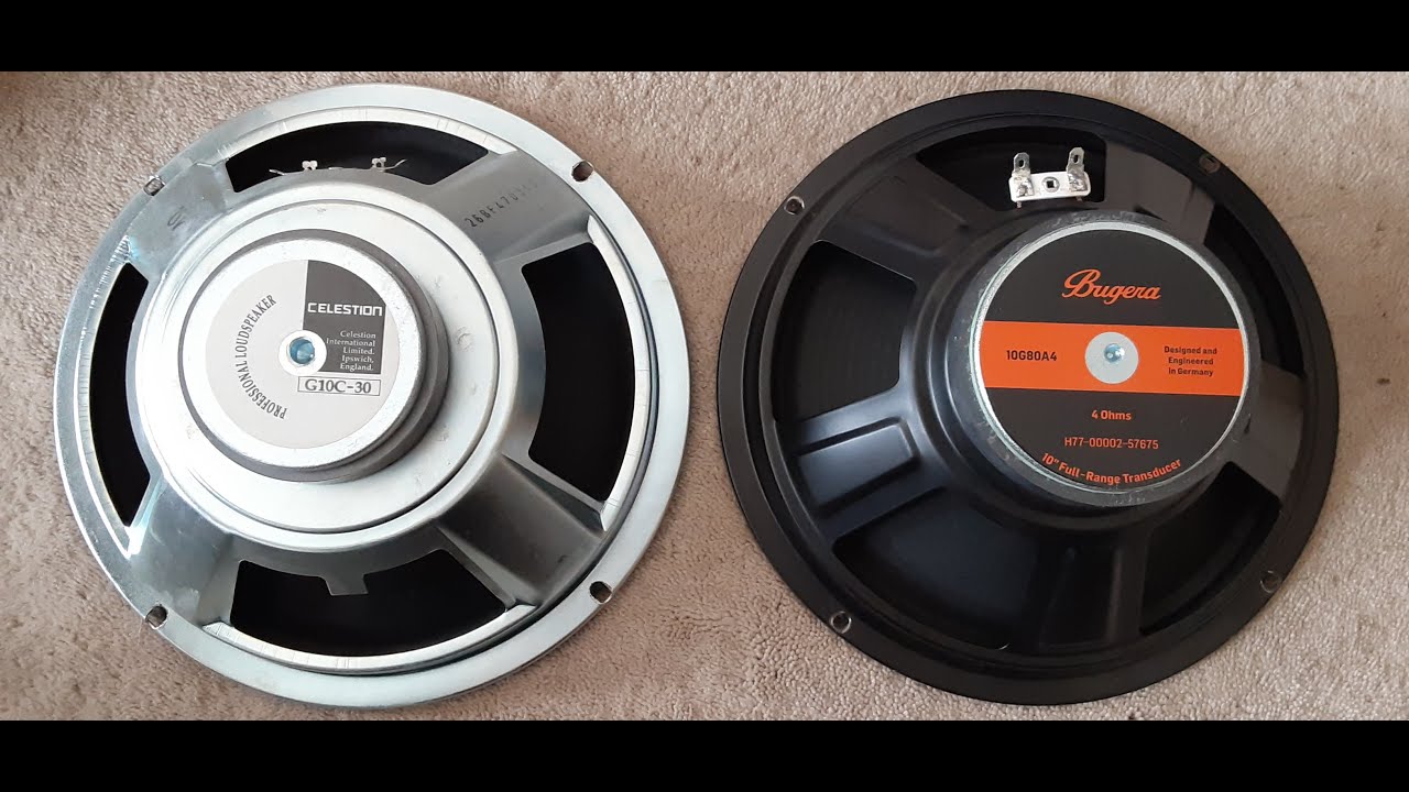 Behringer HA-40R SPEAKER SWAP Comparison Celestion 10
