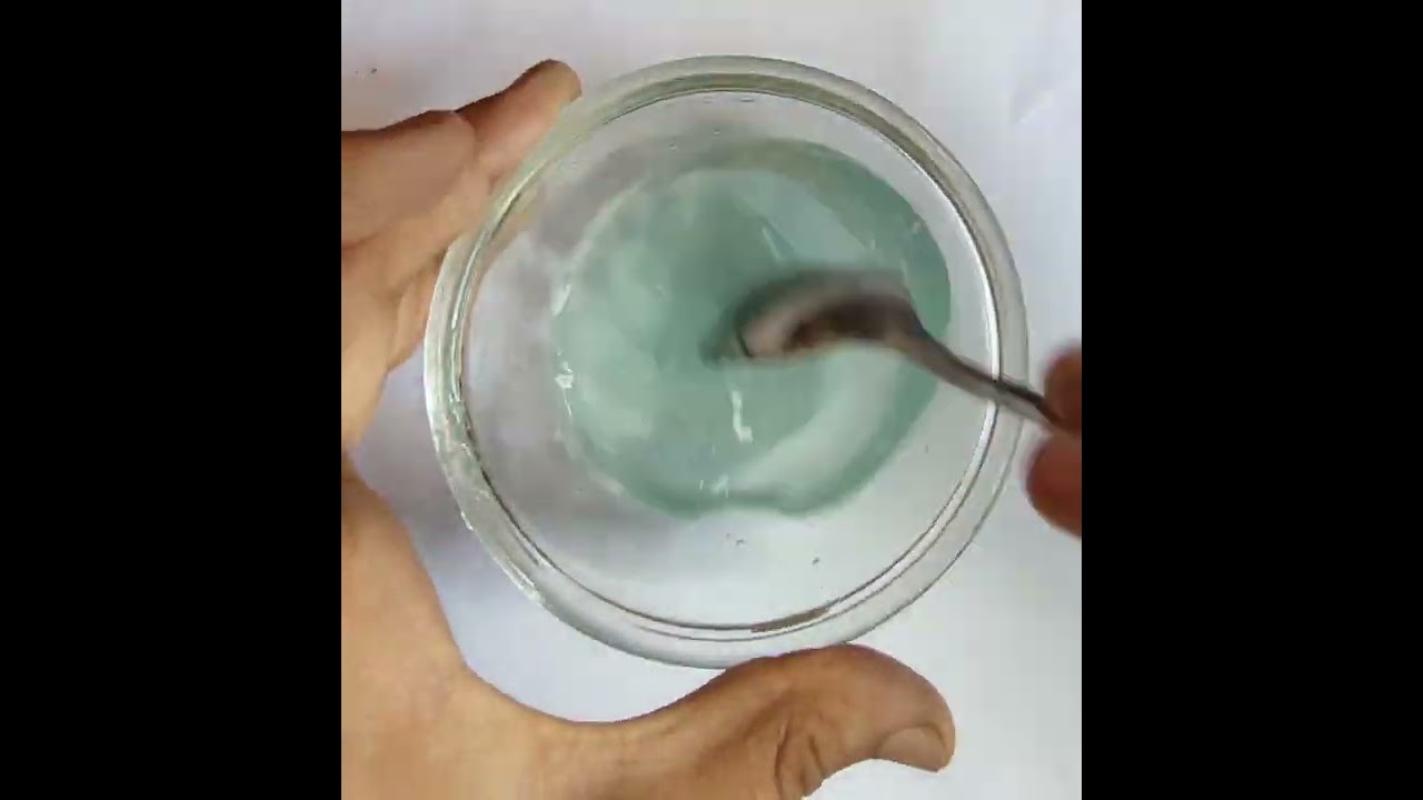 how to make clear slime/ easy fevigum slime