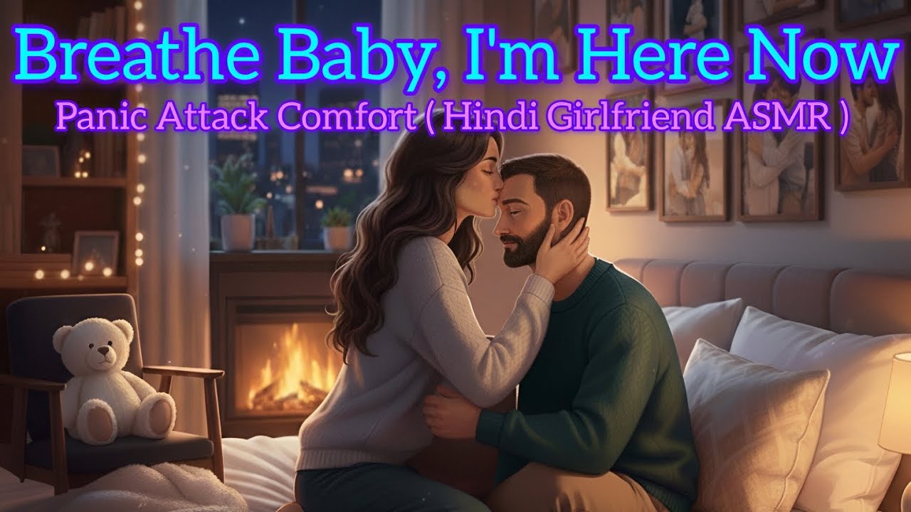 Panic Attack Comfort X Calming 🫂❤️ | Hindi Girlfriend ASMR ✨| F4M |