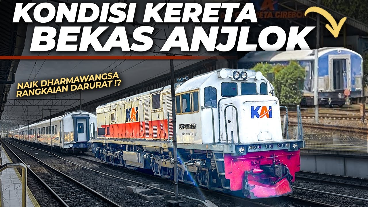 KERETA BEKAS ANJLOK ARGO BROMO ANGGREK ‼️ RINGSEK & KOTOR | Naik KA Dharmawangsa Jakarta - Surabaya