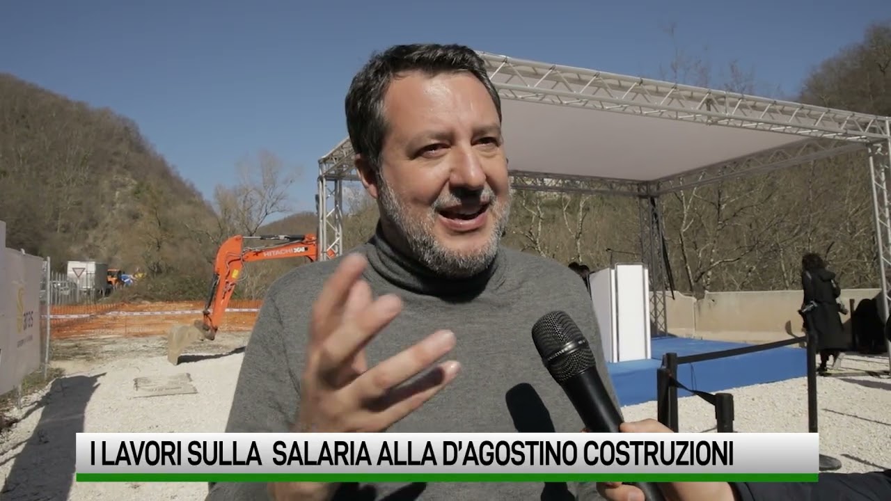 Viabilità. I lavori sulla Salaria alla D'Agostino Costruzioni
