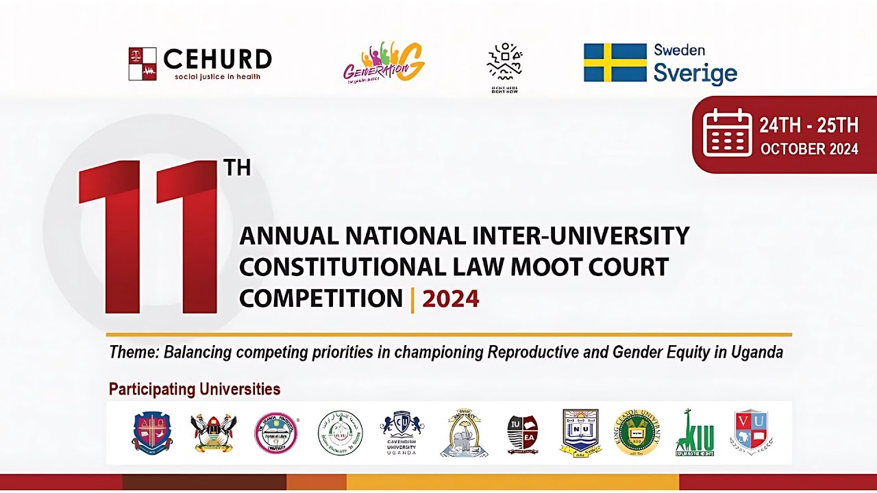 THE 11TH ANNUAL NATIONAL INTER-UNIVERSITY CONSTITUTIONAL LAW MOOT COURT COMPETITION 2024