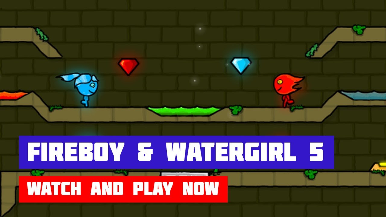 Огонь и вода 5: Элементы (Fireboy & Watergirl 5: Elements) // Прохождение 100%
