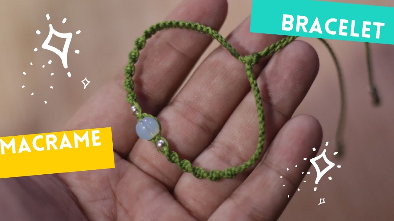 Macrame Square and spiral bracelet tutorial | Micromacrame tutorial