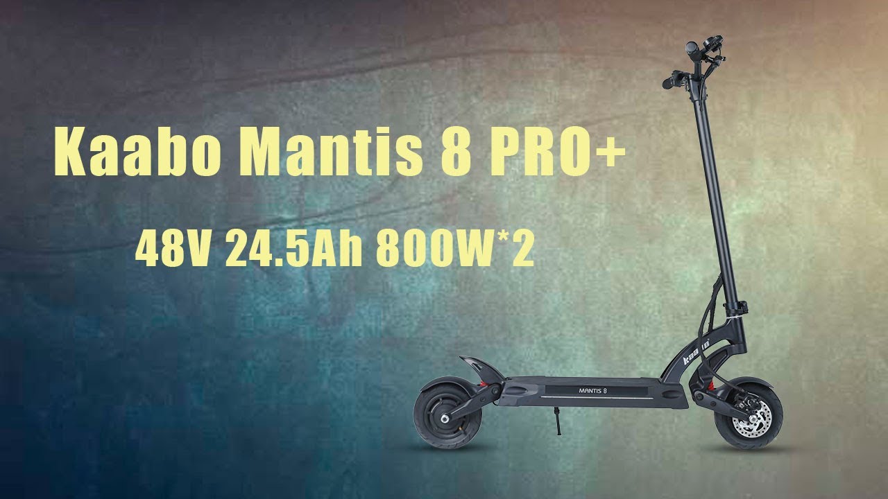 Kaabo Mantis 8 PRO Mini: видеообзор 48W 24.5Ah 800W*2