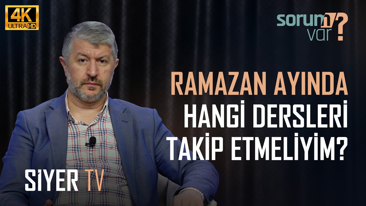 Ramazan Ayında Hangi Dersleri Takip Etmeliyim? | Muhammed Emin Yıldırım