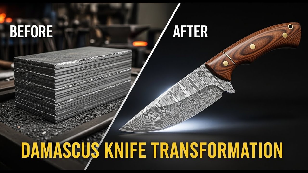 How To Forge Into a Damascus Knife 2026