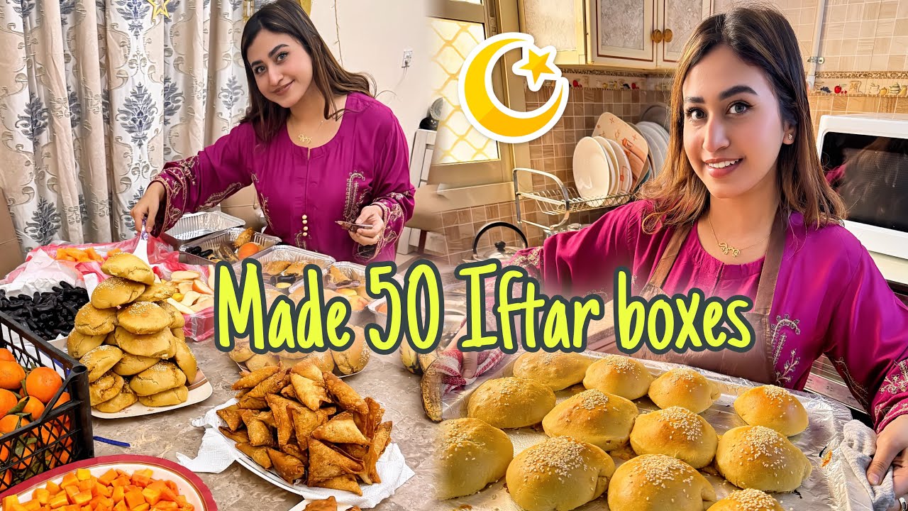 PREPARED IFTAR FOR MY NEIGHBORS 🌙 👩‍🍳 #alizehjamali