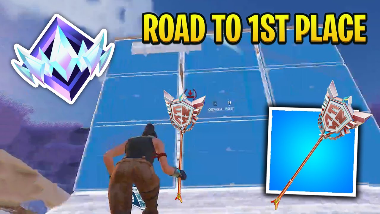 Cold Road To 1ST PLACE UNREAL Ranked with FNCS Pickaxe