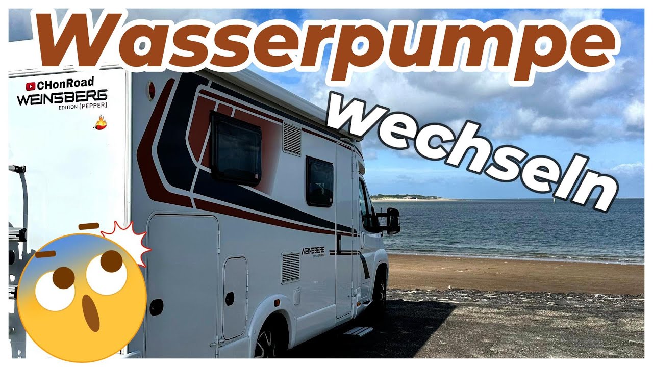 Wasserpumpe 💦 im Weinsberg Pepper wechseln - es geht 👍