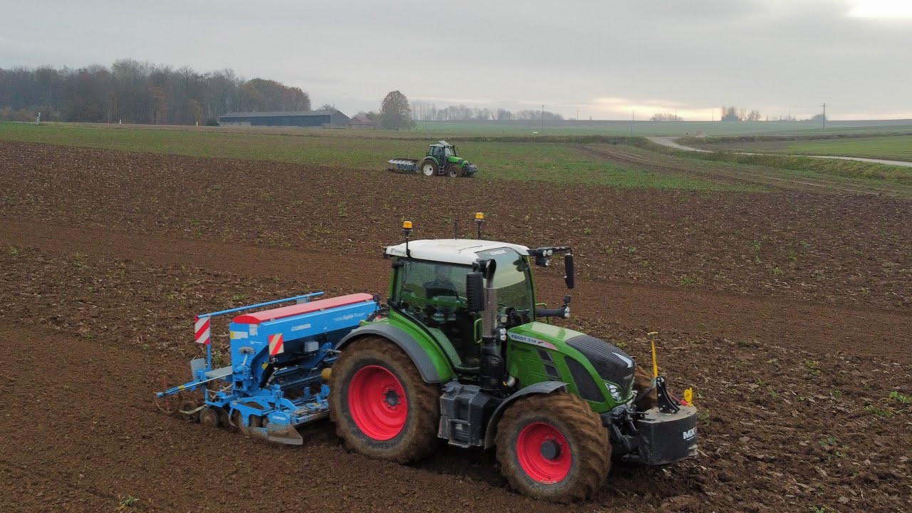 Semis de Triticale 🌾 100% Lemken !! Fendt 514 | Deutz m600