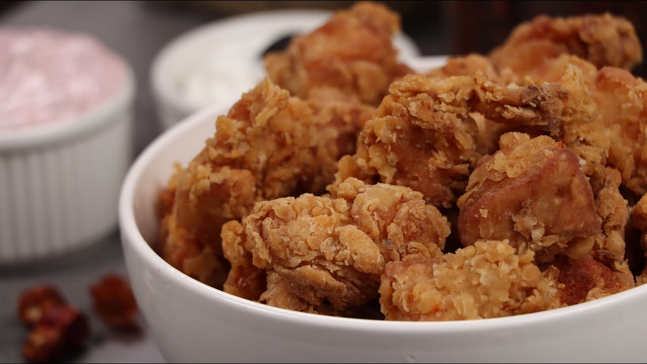 😋😍 بوب كورن الدجاج المقرمش اطيب من المطاعم