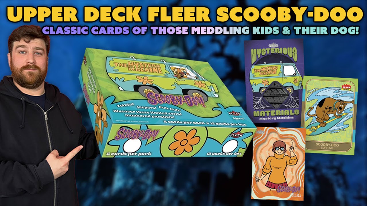 Scooby-Doo SP's and Numbered Hits? ZOINKS!!! | Upper Deck Fleer Scooby-Doo Box Opening & Giveaway!