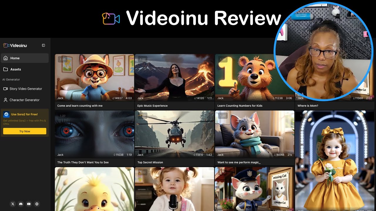 Unleash Your Creativity with VideoInU &ndash; Make 30 Minute AI-Videos for YouTube!