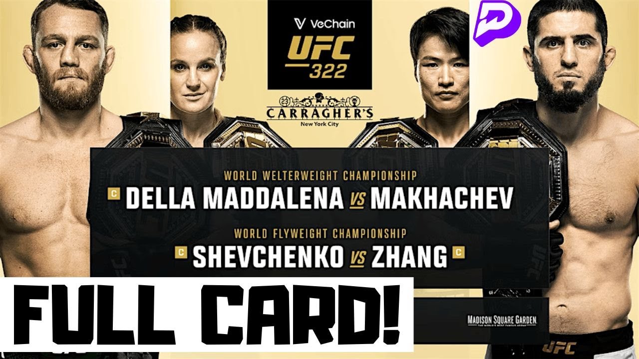 UFC 322 Predictions Della Maddalena vs Makhachev Full Card Betting Breakdown