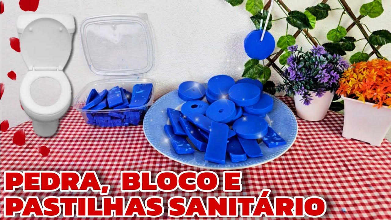 💙 PEDRA SANITÁRIA,  BLOCO SANITÁRIO OU PASTILHAS SANITÁRIA- VASO SANITÁRIO PERFUMADO 🚽