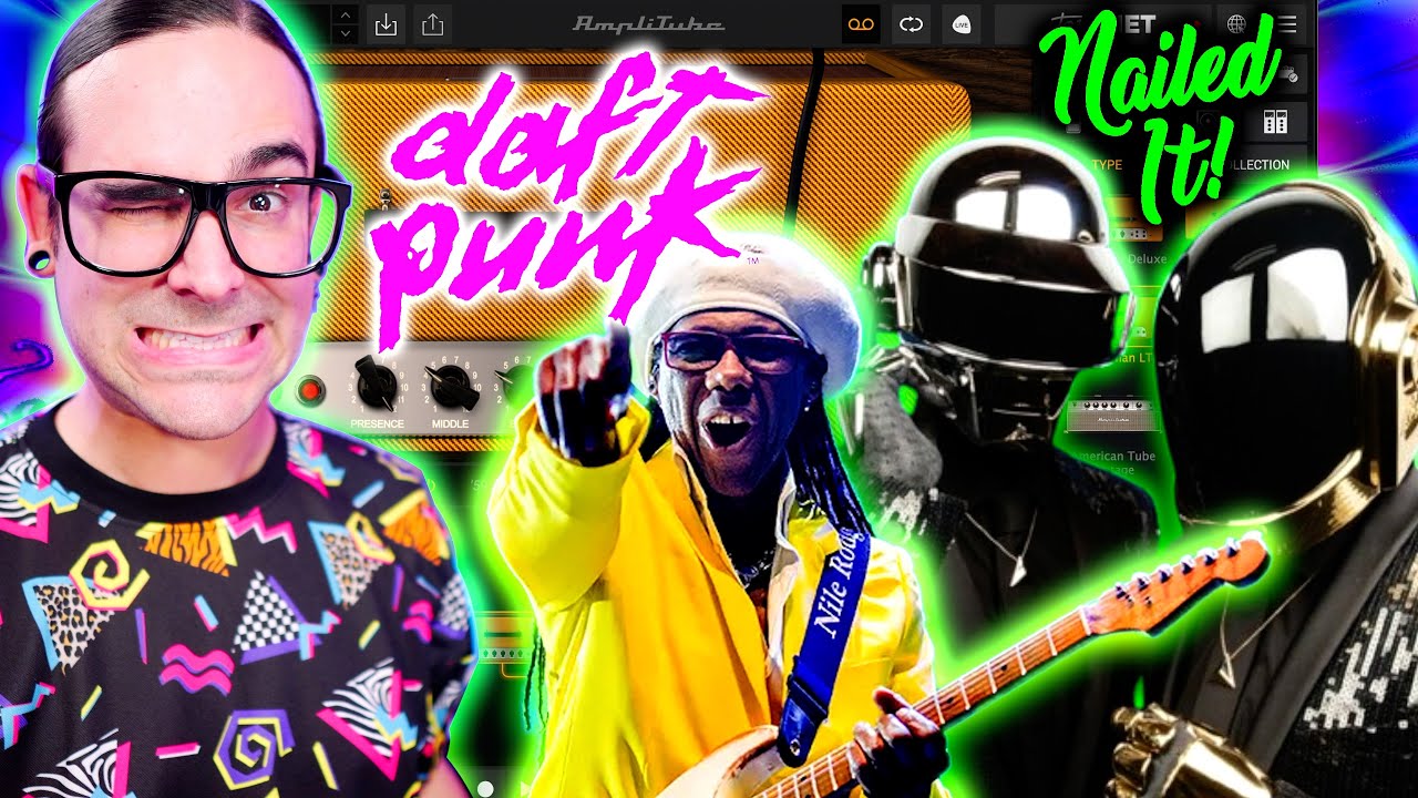 GET LUCKY | GUITAR TONE in AMPLITUBE 5 #tutorial