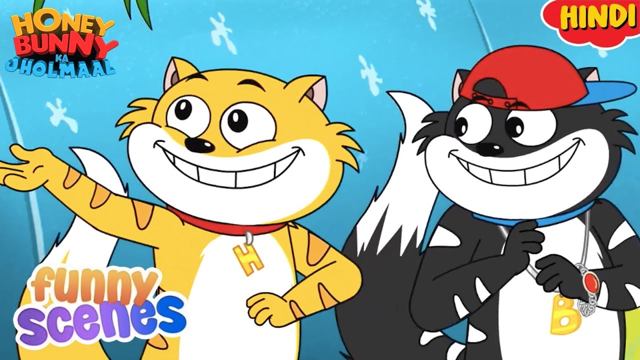 Honey Bunny Best Scenes | Cartoon For Kids | Compilation-168 | Yo Kids Comedy | S8