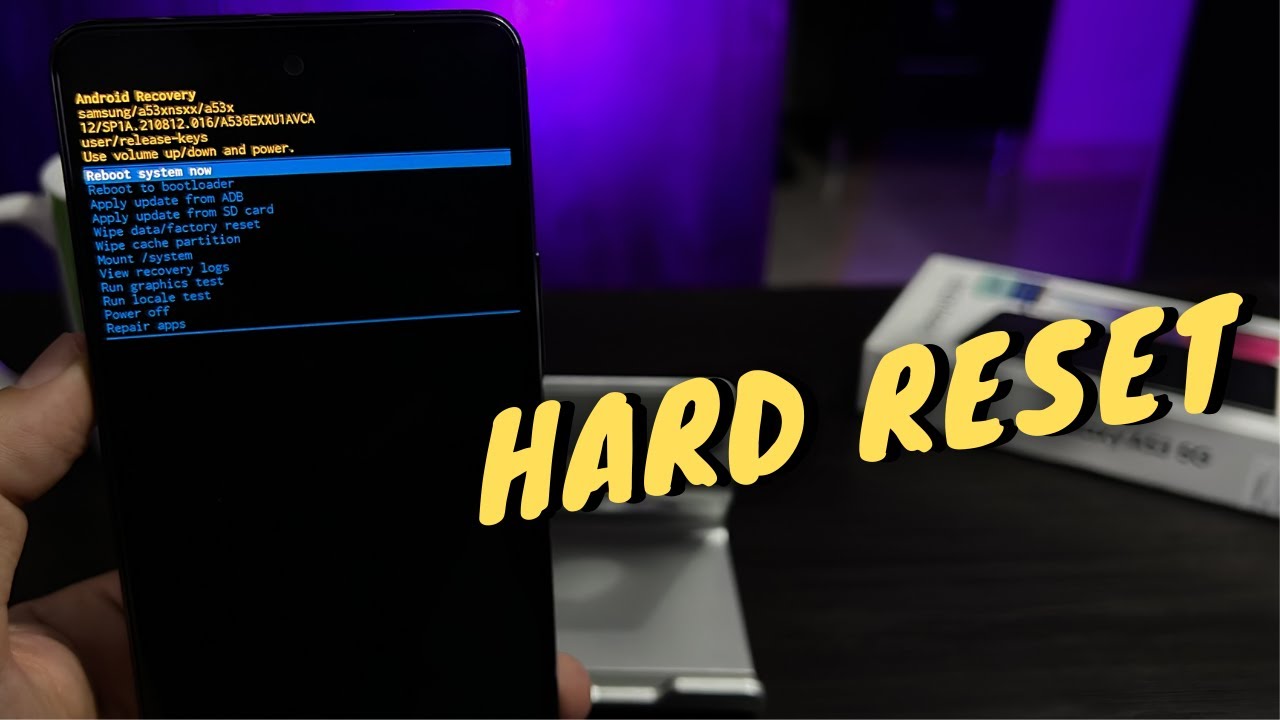 SAMSUNG A53 5G 📲Cómo Hacer Hard Reset Borrado, Restaurar contraseña, Patron [Fácil]