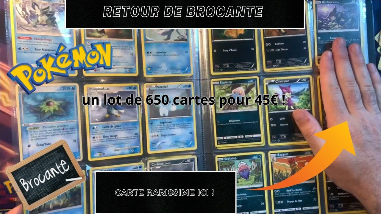 JE TROUVE UNE CARTE RARISSIME EN BROCANTE  - Retour de brocante S2 E11
